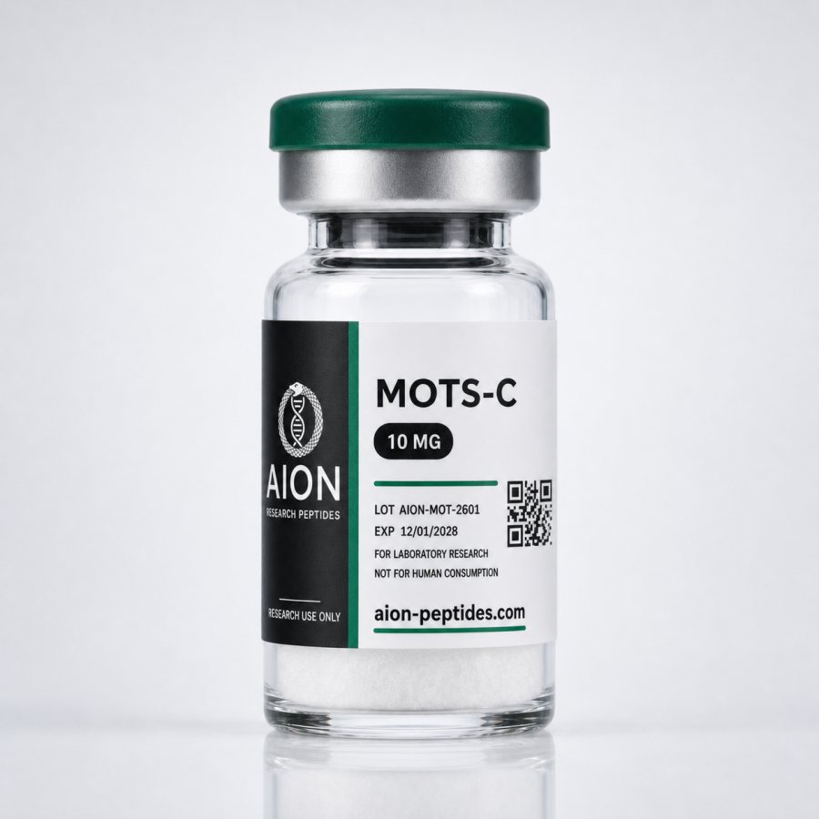 MOTS-c 10 mg peptide vial label