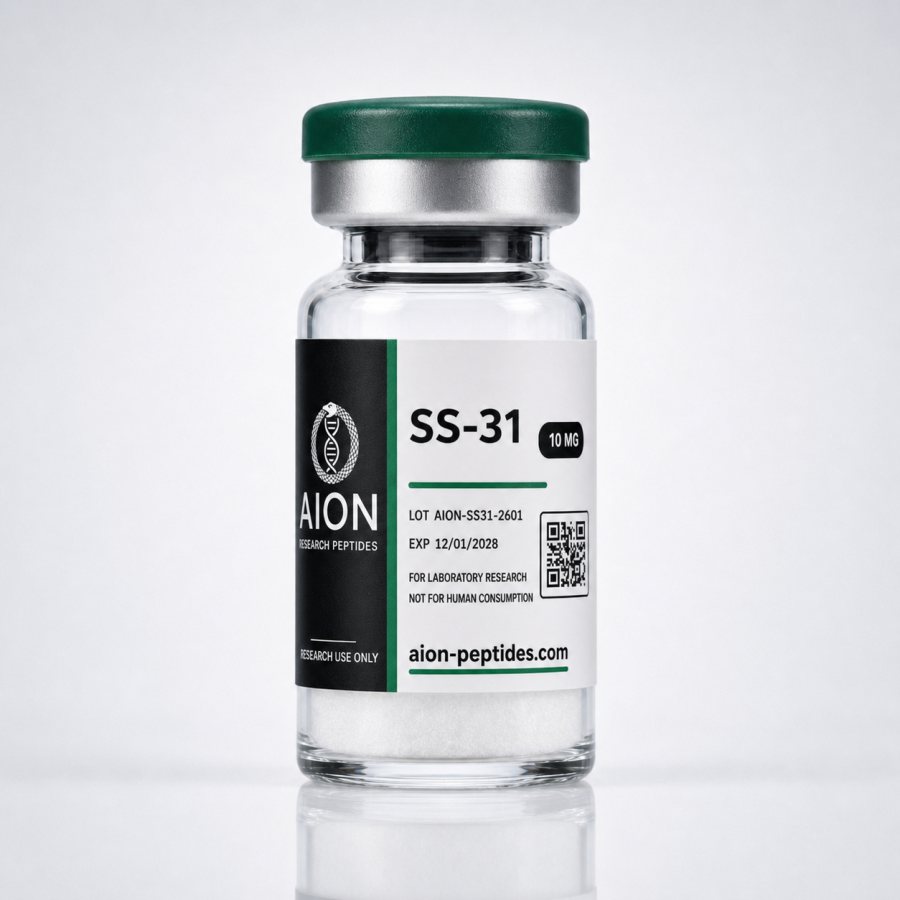 SS-31 10 mg peptide vial label