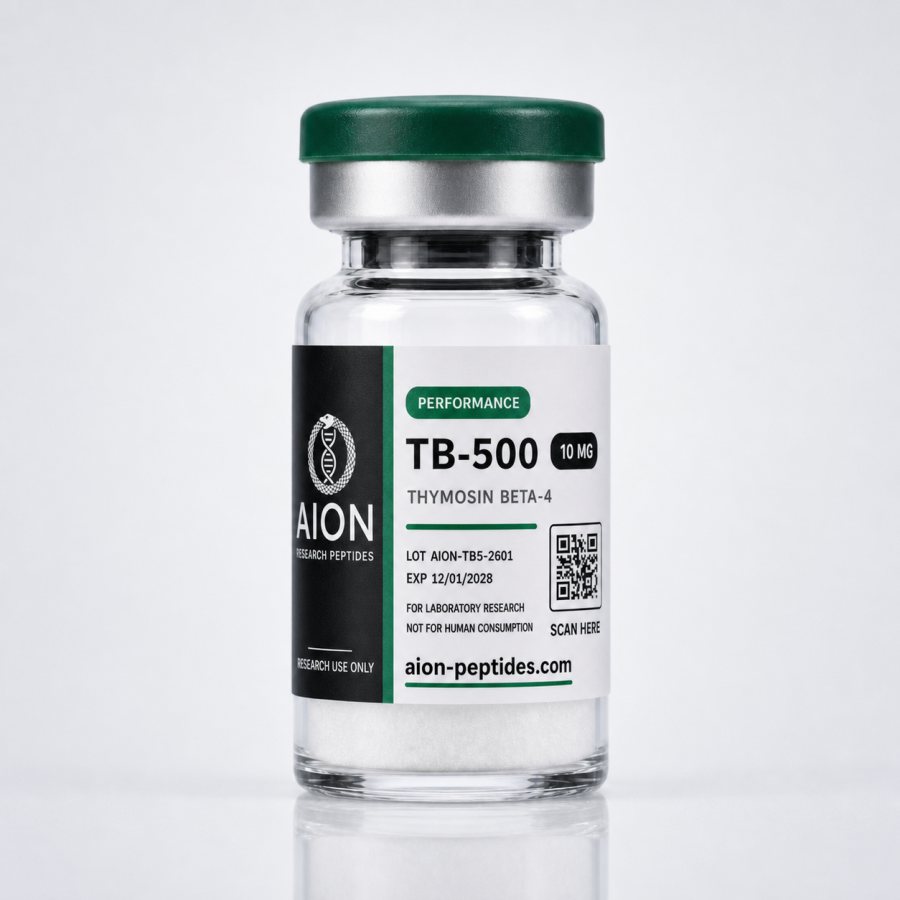TB-500 10 mg peptide vial label