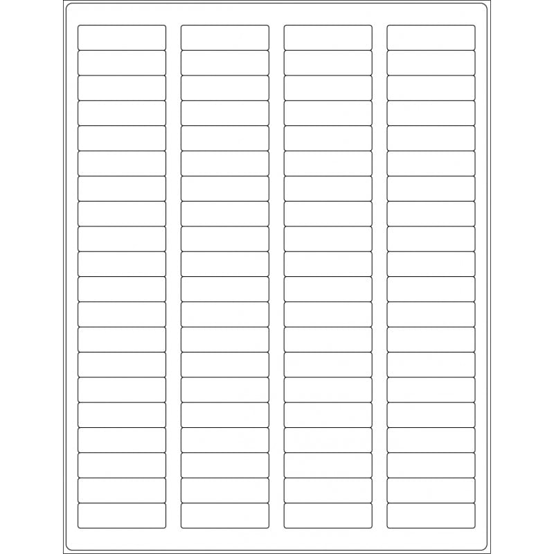 1.75” x 0.75” rectangle (80 per sheet), LR-1705-080