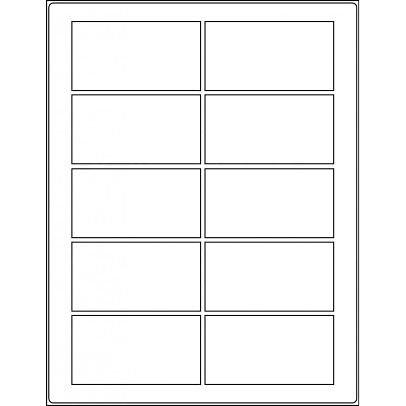 3.5” x 1.875” rectangle (10 per sheet), LS-3518-010