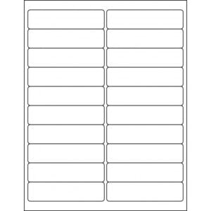 4.0” x 1.00” (20up) DIY FREEZER-Grade/Durable Sheet Labels, LR-4010-020