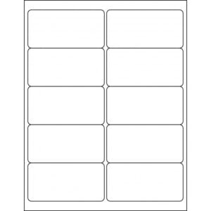4.0” x 2.0” (10up) DIY FREEZER-Grade/Durable Sheet Labels, LR-4020-010