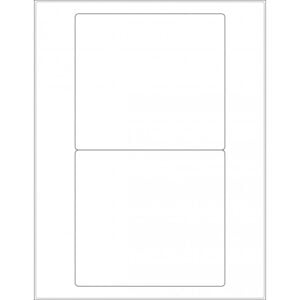 5.5” x 5.0” (2up) DIY FREEZER-Grade/Durable Sheet Labels, LR-5550-002