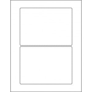 6.25” x 4.5” (2up) DIY FREEZER-Grade/Durable Sheet Labels, LR-6245-002