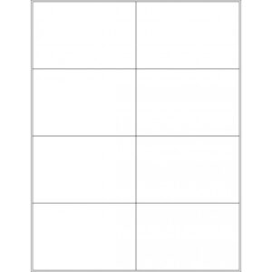 4.1875” x 2.7188” (8up) DIY FREEZER-Grade/Durable Sheet Labels, LS-4127-008