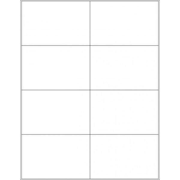 4.1875” x 2.7188” (8up) DIY FREEZER-Grade/Durable Sheet Labels, LS-4127-008
