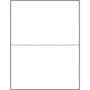 8.375” x 5.4375” (2up) DIY FREEZER-Grade/Durable Sheet Labels, LS-8354-002