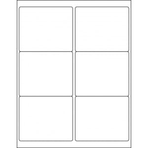 4.0” x 3.33” (6up) DIY FREEZER-Grade/Durable Sheet Labels, LR-4033-006